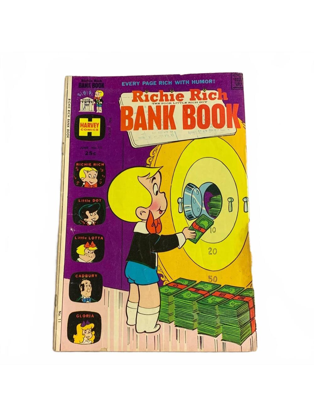 Richie Rich Bank Book #11 June 1974 Harvey Comics Bronze Age Comic Book
